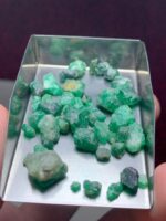 48.36ct Swat Emerald Rough Lot – Natural, Untreated, Collectible - Image 8