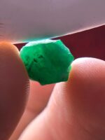 8.25 ct Swat Emerald Crystal (11.35 × 10.61 × 8.62 mm) – Vibrant Raw Green Beryl from the Mountains of Pakistan - Image 10