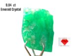 9.04ct Swat Emerald Crystal: Pure Green Beryl in Natural Form