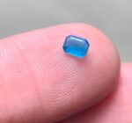 0.18 ct Blue Hauyne Gemstone, Emerald Cut, Rare Gem - Image 2