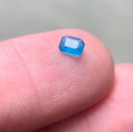 0.18 ct Blue Hauyne Gemstone, Emerald Cut, Rare Gem - Image 3