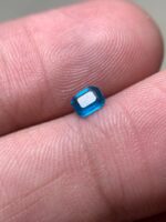0.18 ct Blue Hauyne Gemstone, Emerald Cut, Rare Gem - Image 7