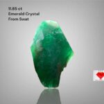 Rare 11.85ct Swat Emerald Crystal – Natural Beauty from Pakistan