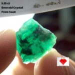 5.25 ct Emerald Crystal from Swat – Elegant Green Brilliance