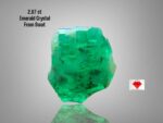 2.07ct Swat Emerald Crystal — A Lush Green Gem from Pakistan’s Emerald Valley
