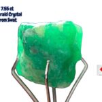 Raw Majesty: 7.55ct Swat Emerald Crystal with Bold Natural Structure