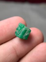 Raw Majesty: 7.55ct Swat Emerald Crystal with Bold Natural Structure - Image 2