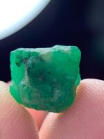 Raw Majesty: 7.55ct Swat Emerald Crystal with Bold Natural Structure - Image 4