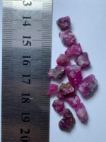 43.10ct Untreated Ruby Rough Lot – Deep Red Natural Crystals - Image 10