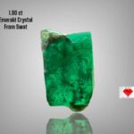 1.80ct Swat Emerald Crystal – Natural Green Gemstone, Pakistan