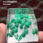 36.20 Carat Swat Emerald Rough Lot