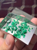 25.85ct Swat Emerald Rough Lot – A Glimpse of Natural Brilliance - Image 2