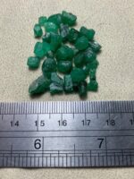 36.20 Carat Swat Emerald Rough Lot - Image 14