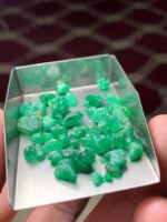 38.30 Carat Swat Emerald Rough Lot – Broad Face, Natural Character - Image 5