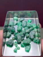 Earth’s Hidden Treasure: 46.31ct Natural Emerald Rough Lot from Swat - Image 9