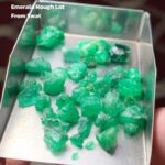 40 Carat Swat Emerald Rough Lot