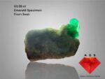 63.39-Carat Swat Emerald Specimen: A Long, Elegant Crystal Shaped by Time