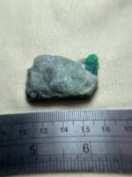 63.39-Carat Swat Emerald Specimen: A Long, Elegant Crystal Shaped by Time - Image 2
