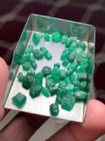 Rare 38.30 Ct Rough Emerald Lot – Natural Swat Valley Lot - Image 4