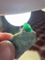 63.39-Carat Swat Emerald Specimen: A Long, Elegant Crystal Shaped by Time - Image 5