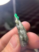 63.39-Carat Swat Emerald Specimen: A Long, Elegant Crystal Shaped by Time - Image 7