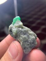 63.39-Carat Swat Emerald Specimen: A Long, Elegant Crystal Shaped by Time - Image 9