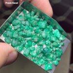 Exploring a 64.45 Carat Swat Emerald Rough Lot: Precision Size, Natural Appeal