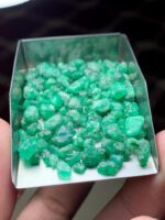 Exploring a 64.45 Carat Swat Emerald Rough Lot: Precision Size, Natural Appeal - Image 14
