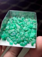 Exploring a 64.45 Carat Swat Emerald Rough Lot: Precision Size, Natural Appeal - Image 4