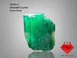 A 15.50-Carat Swat Emerald Crystal — Compact Power in Vivid Green