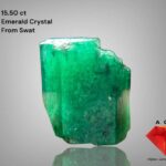 A 15.50-Carat Swat Emerald Crystal — Compact Power in Vivid Green