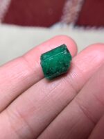 A 15.50-Carat Swat Emerald Crystal — Compact Power in Vivid Green - Image 3