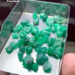 38.03ct Swat Emerald Rough Lot – A Generous Portion of Nature’s Green Treasure