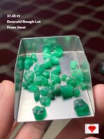Unveiling Swat Emeralds: 37.45 Carat Rough Lot