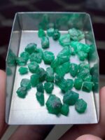 38.03ct Swat Emerald Rough Lot – A Generous Portion of Nature’s Green Treasure - Image 3