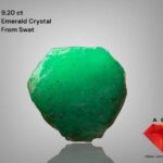 A Charming 9.20-Carat Swat Emerald Crystal — Compact Beauty in Prismatic Form