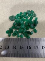 38.03ct Swat Emerald Rough Lot – A Generous Portion of Nature’s Green Treasure - Image 13