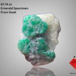 Magnificent 67.74ct Emerald Specimen from Swat