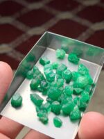 41.45 Carat Swat Emerald Rough Lot – Natural Pakistani Emerald Material - Image 3