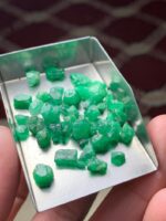 41.45 Carat Swat Emerald Rough Lot – Natural Pakistani Emerald Material - Image 7
