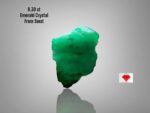 8.30ct Swat Emerald Crystal: Majestic Natural Beauty in Deep Green
