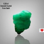 8.30ct Swat Emerald Crystal: Majestic Natural Beauty in Deep Green