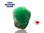Swat Emerald Crystal – 7.495ct Untreated Green Gemstone