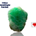 Swat Emerald Crystal – 7.495ct Untreated Green Gemstone