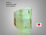16.25ct Laghman Emerald Crystal – A Compact Gem of Raw Natural Elegance