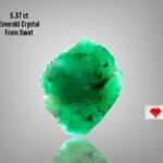 5.37ct Swat Emerald Crystal – Natural Beauty in Raw Form