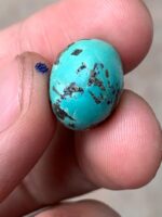 Luxurious Afghan Turquoise Cabochon: 14.95 Carats of Vibrant Beauty - Image 2