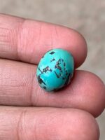 Luxurious Afghan Turquoise Cabochon: 14.95 Carats of Vibrant Beauty - Image 9