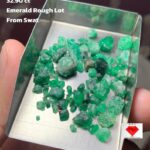 32.90ct Swat Emerald Rough Lot – A Rare Natural Wonder