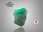 5.65ct Swat Emerald Crystal: Pure Green Clarity from the Heart of Pakistan